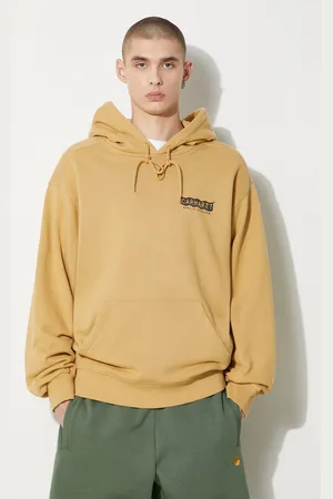 Carhartt Bluza bawełniana Hooded Stamp Sweat męska kolor z kapturem z nadrukiem I033621.23F06
