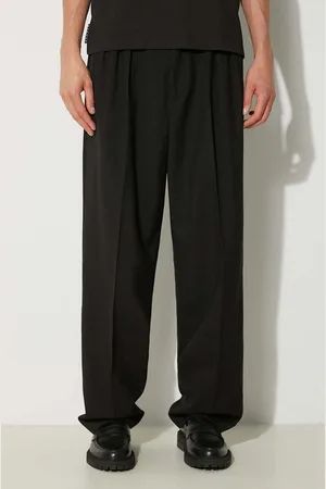 Kenzo Spodnie wełniane Pleated Tailored Pant kolor w fasonie chinos FE65PA2149GE.99