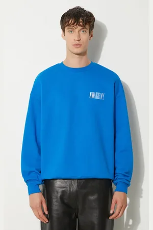 AWAKE NY Bluza bawełniana Awake Crewneck męska kolor z aplikacją SP24-CN002