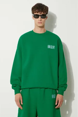 AWAKE NY Bluza bawełniana Awake Crewneck męska kolor z aplikacją SP24-CN002