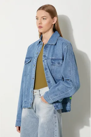 adidas Kurtka jeansowa x Ksenia Schneider damska kolor przejściowa IS1742