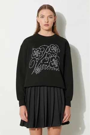 Kenzo Bluza bawełniana Constellation Emb Classic damska kolor z aplikacją FE62SW1654MF.99J