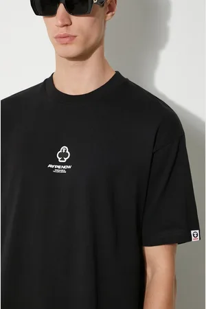 AAPE T-shirt bawełniany Clover Tee męski kolor z nadrukiem AAPTEM1418XXM