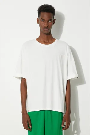 Alpha Industries T-shirt bawełniany męski kolor gładki 118532.626-KREMOWY