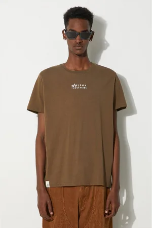 Alpha Industries T-shirt bawełniany kolor gładki 118529.629