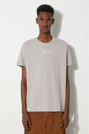 Alpha Industries T-shirt bawełniany kolor gładki 118529.643