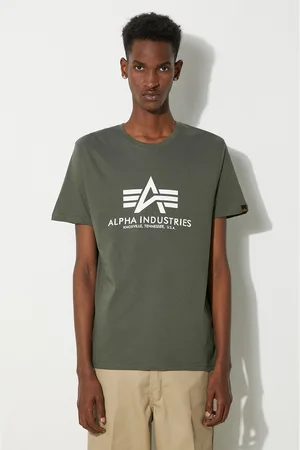 Alpha Industries T-shirt bawełniany Basic T-Shirt kolor z nadrukiem 100501.142