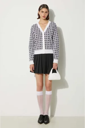 Kenzo Kardigan z domieszką wełny Weave Cardigan kolor FE62CA4723CA.02