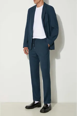 Paul Smith Spodnie wełniane kolor w fasonie chinos M1R-921T-G00001