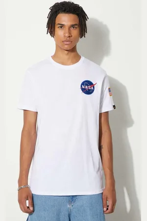 Alpha Industries T-shirt bawełniany Space Shuttle T kolor z nadrukiem 176507.09