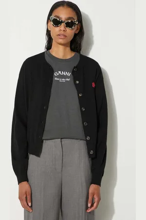 Kenzo Kardigan bawełniany Rws Boke Crest Crewneck Cardi kolor lekki FE62CA4763LB.99J