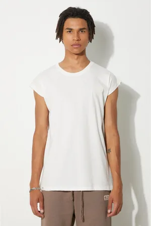Alpha Industries T-shirt bawełniany kolor gładki 118530.626-BIALY