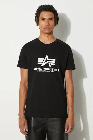 Alpha Industries T-shirt bawełniany Basic T-Shirt kolor z nadrukiem 100501.03