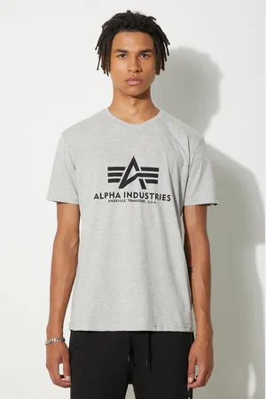 Alpha Industries T-shirt bawełniany Basic T-Shirt kolor z nadrukiem 100501.17