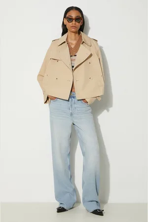 Kenzo Kurtka Short Kimono Trench damska kolor przejściowa FE62MA2189OI.11