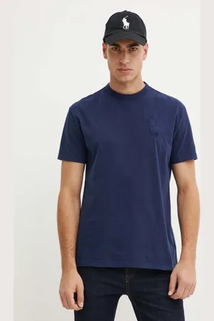 Ralph Lauren T-shirt bawełniany męski kolor gładki 710936509