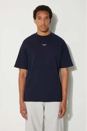 Drôle de Monsieur T-shirt bawełniany Le T-Shirt Slogan Classique męski kolor z nadrukiem PERM-TS202-CO002-NY