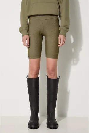 adidas Szorty Trefoil Moments HF2105 damskie kolor gładkie high waist HF2105-FCOLI/ALML