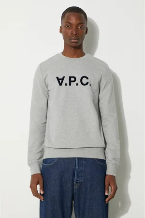 A.P.C. Bluza bawełniana Sweat Vpc męska kolor z aplikacją COECQ.H27378-DARKNAVY