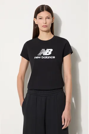 New Balance T-shirt bawełniany kolor WT31546BK-6BK