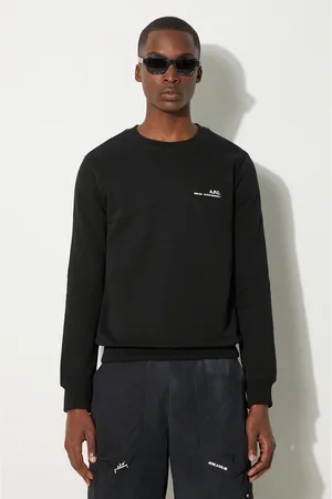 A.P.C. Bluza bawełniana Bluza Sweat Item męska kolor gładka COEAS.H27608-DARKNAVY