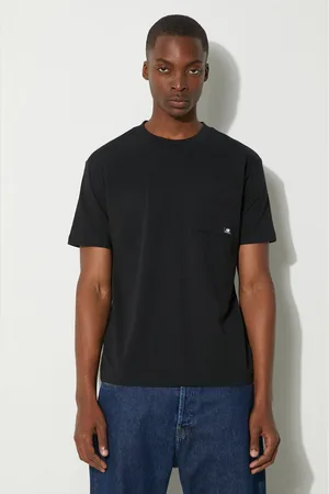 New Balance T-shirt bawełniany kolor gładki MT31542BK-2BK