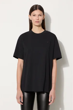 New Balance T-shirt bawełniany WT41501BK damski kolor WT41501BK
