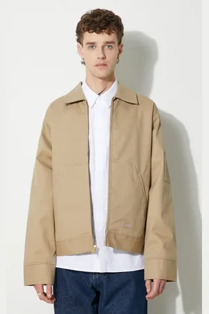 Dickies Kurtka Lined Eisenhower Jacket męska kolor przejściowa DK0A4XK4KHK DK0A4XK4KHK-BEZOWY