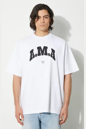 MARCELO BURLON T-shirt bawełniany Ama Over Tee męski kolor z nadrukiem CMAA054F24JER00B0110