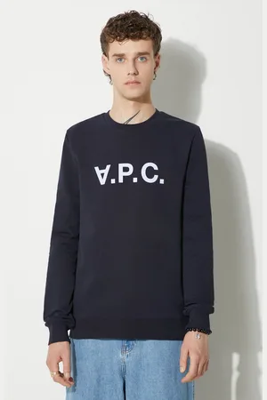 A.P.C. Bluza bawełniana Sweat Vpc męska kolor z aplikacją COECQ.H27378-DARKNAVY