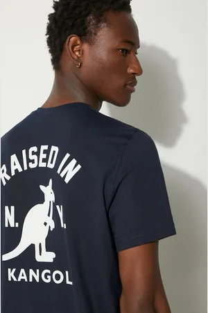 Kangol T-shirt bawełniany Heritage Basic kolor z nadrukiem KLHB003-OFFWHITE