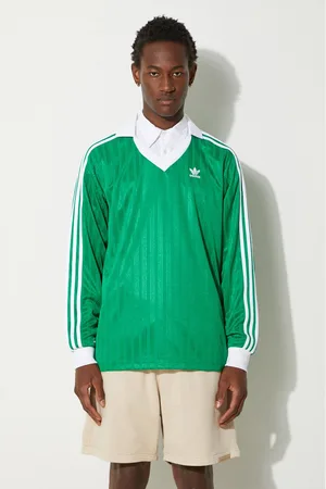 adidas Longsleeve Adicolor Piqué Football Long Sleeve męski kolor z aplikacją IX5225
