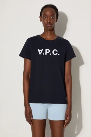 A.P.C. T-shirt bawełniany VPC Colour kolor COBQX.F26944-DARKNAVY