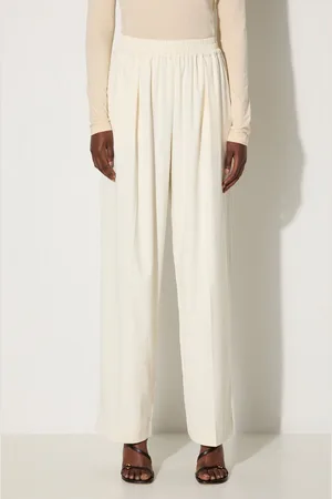 Samsøe Samsøe Spodnie JULIA damskie kolor szerokie high waist F23100048