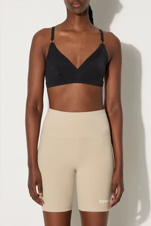 Converse Szorty damskie kolor z nadrukiem high waist 10024539.A02-BEACHSTONE