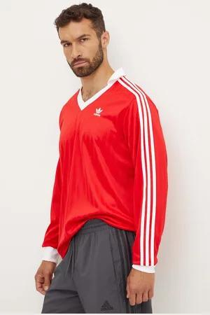 adidas Longsleeve Adicolor Piqué Football Long Sleeve męski kolor z aplikacją IX5226