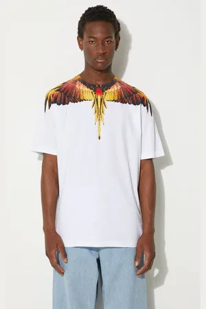 MARCELO BURLON T-shirt bawełniany Icon Wings Basic Tee męski kolor z nadrukiem CMAA056F24JER0010125