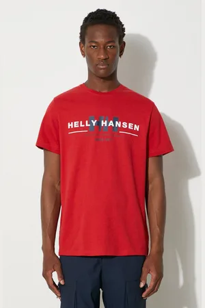 Helly Hansen T-shirt bawełniany kolor wzorzysty