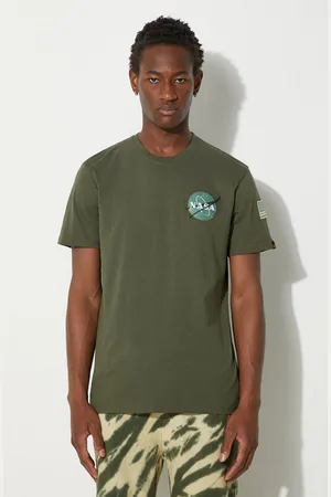 Alpha Industries T-shirt bawełniany kolor gładki 176507.257