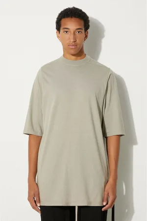 Rick Owens Rick Owens t-shirt bawełniany Jumbo T męski kolor gładki DU02D2274.RN