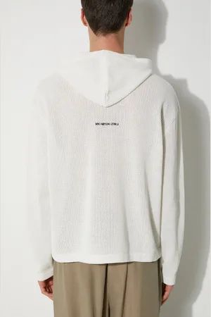 Mki Miyuki-Zoku Bluza bawełniana Loose Gauge Hoody męska kolor z kapturem gładka LOOSE.GAUGE.HOODY