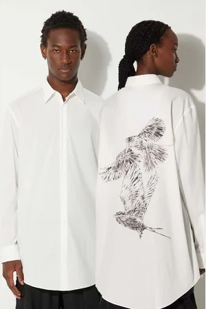 Y-3 Koszula Graphic Shirt kolor relaxed z kołnierzykiem klasycznym JE9273
