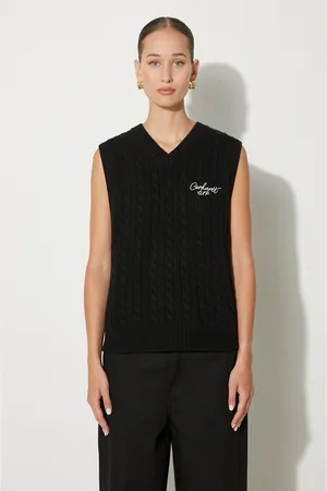 Carhartt Kamizelka wełniana Signature Vest Sweater kolor I033882.K02XX