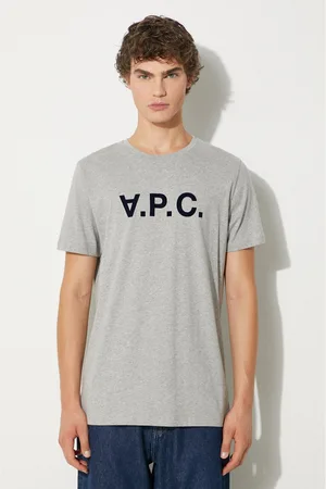 A.P.C. T-shirt bawełniany VPC Color kolor z nadrukiem COEZB.H26943-LIGHTGRAYC