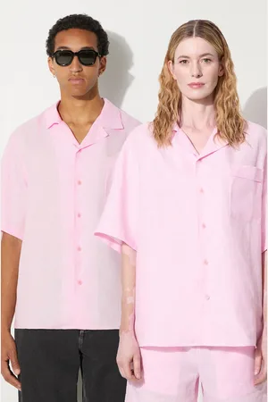 The Pangaia Koszula lniana DNA Linen Camp Collar Shirt kolor relaxed 10002046