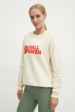 Fjällräven Bluza dresowa Fjällräven Logo kolor z nadrukiem F84143.113.214