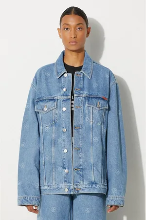 MARTINE ROSE Kurtka jeansowa Oversized Denim Jacket damska kolor przejściowa oversize 201WD05508