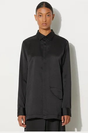 Y-3 Koszula Tech Seersucker Shirt damska kolor regular z kołnierzykiem klasycznym IN4397