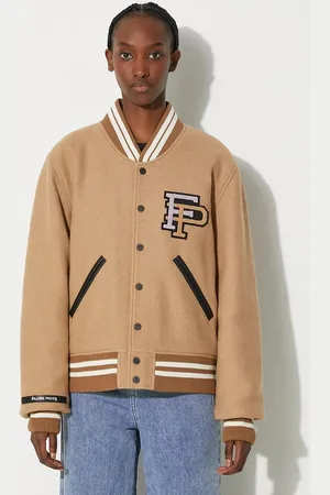 Filling pieces Kurtka bomber wełniana Varsity Jacket kolor przejściowa 81422209985