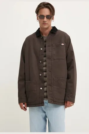 Dickies Kurtka Duck High Pile Flce Line Chore Jacket męska kolor przejściowa DK0A4XGA